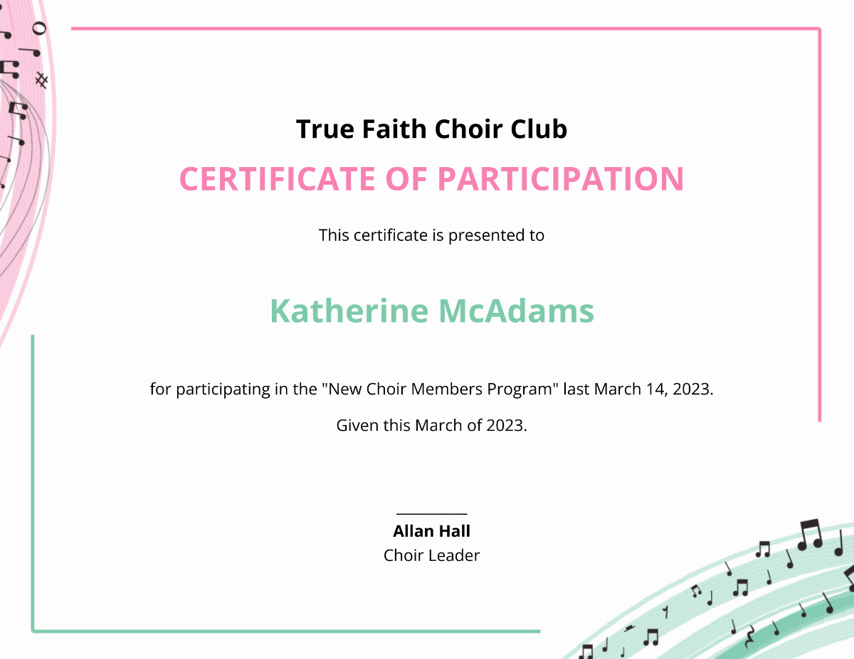 Free Printable Blank Certificate Of Participation Free Printable Blank Certificate Of Participation
