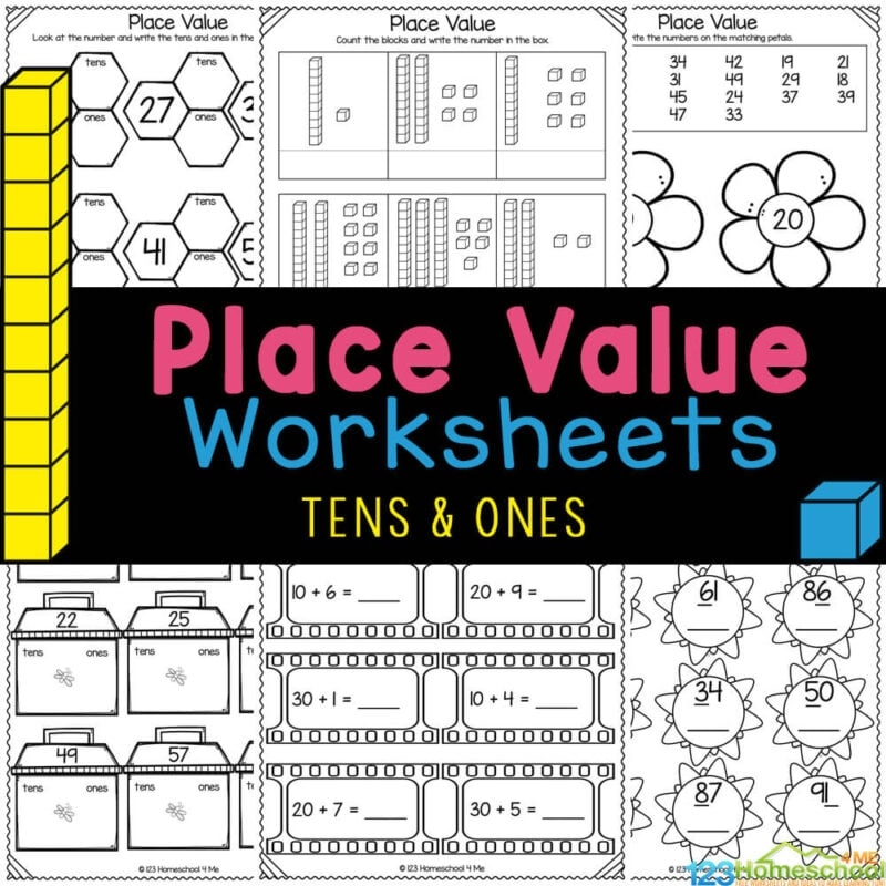 Free Printable Tens And Ones Worksheet