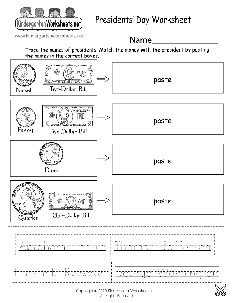 Free Printable Presidents Day Worksheet Free Printable Presidents Day Worksheet