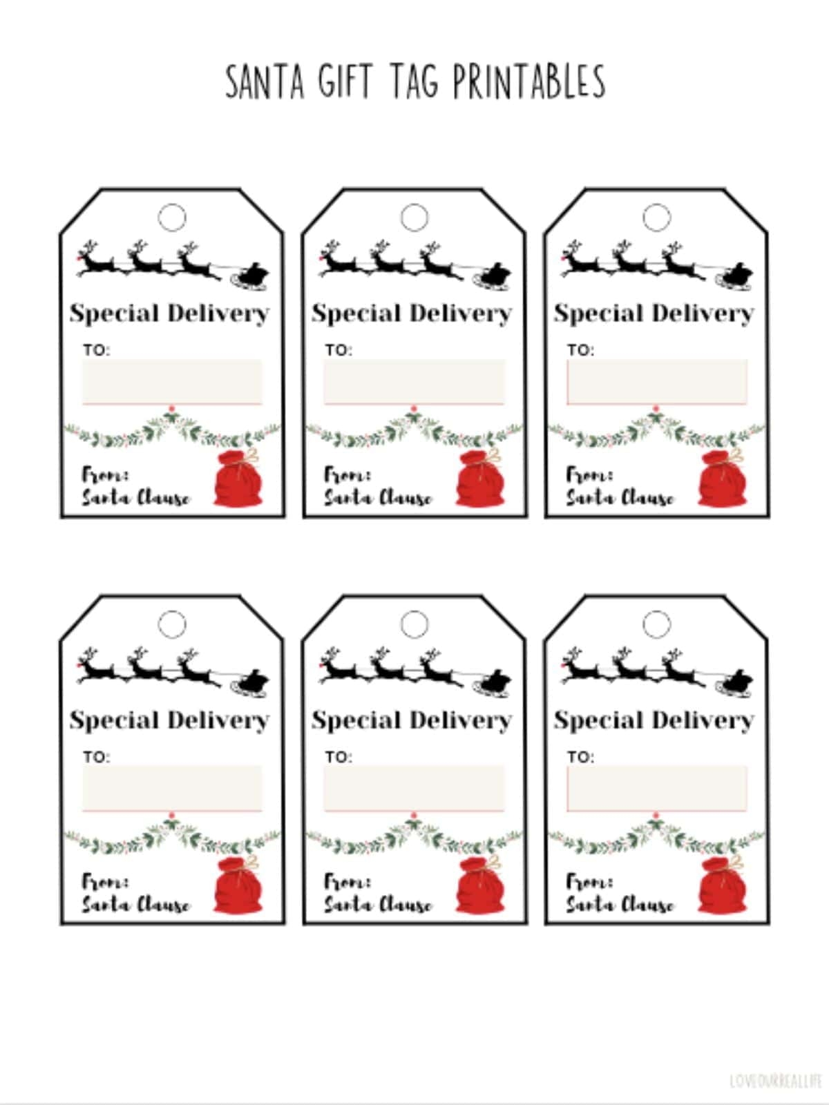 Free Blank Christmas Tag Printables Free Blank Christmas Tag Printables