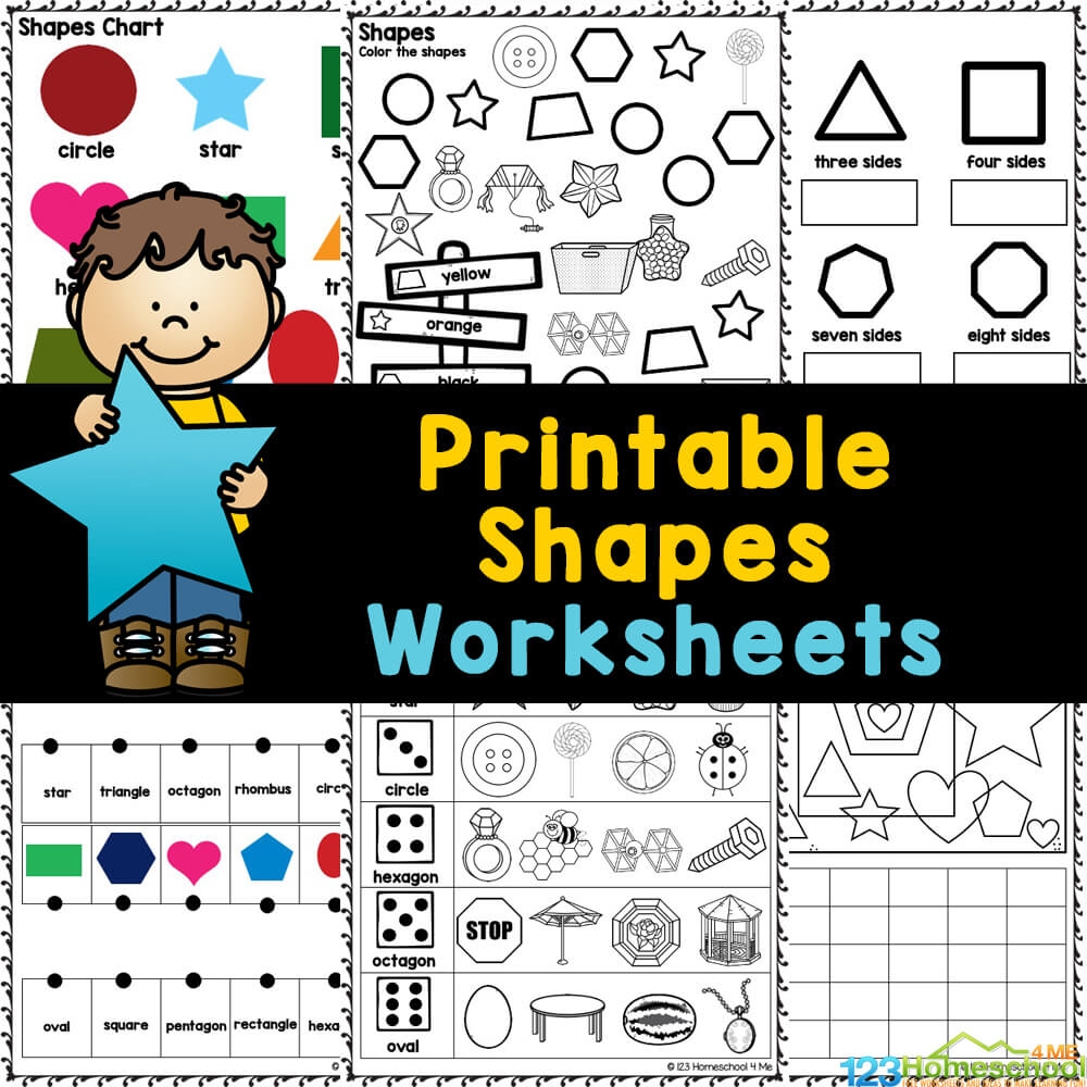 Free Printable Star Shape Worksheets