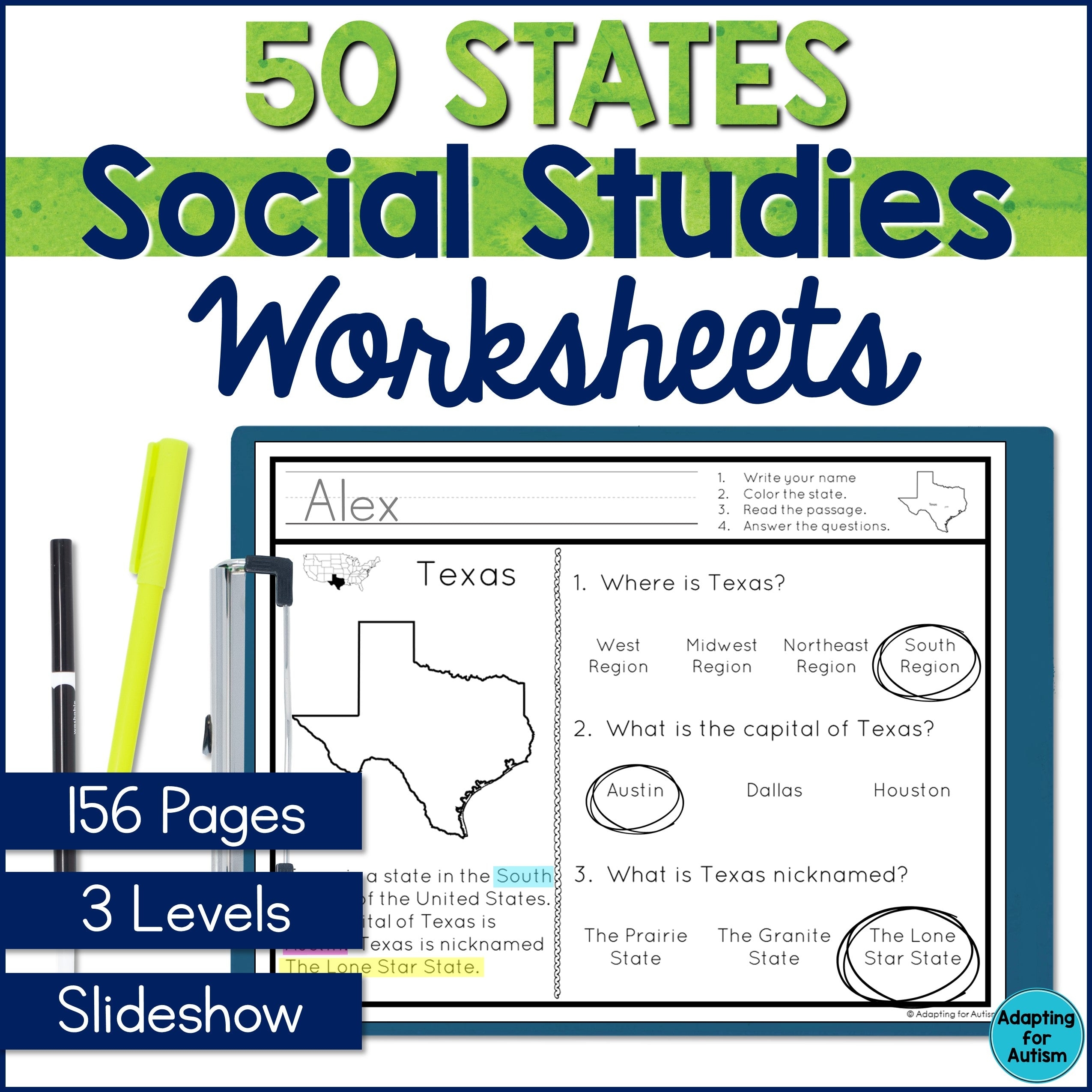 Free Printable State Facts Worksheet Homeschool Of 1 Worksheets Library
