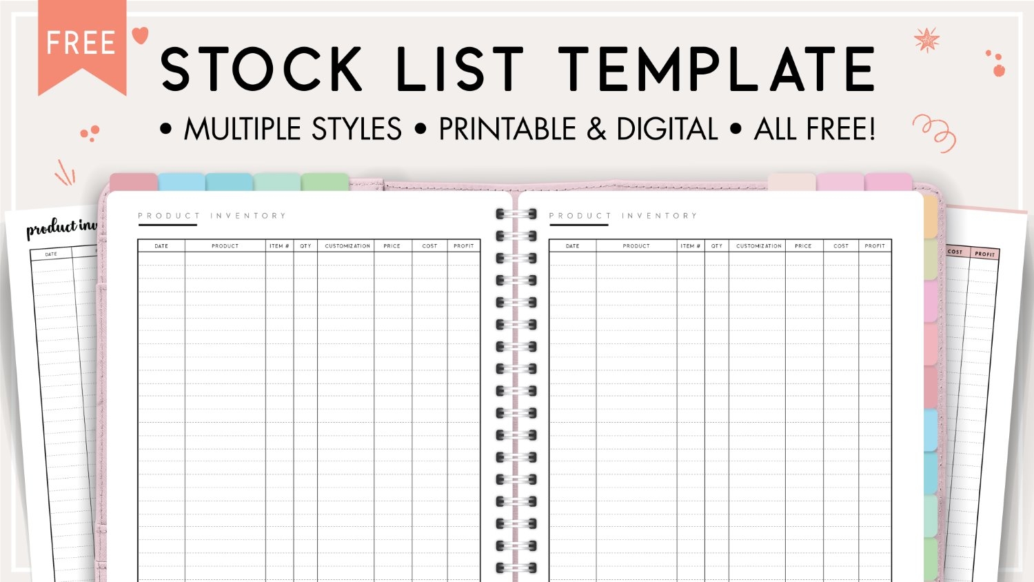 Blank Itemized List Template Free Printable Blank Itemized List Template Free Printable