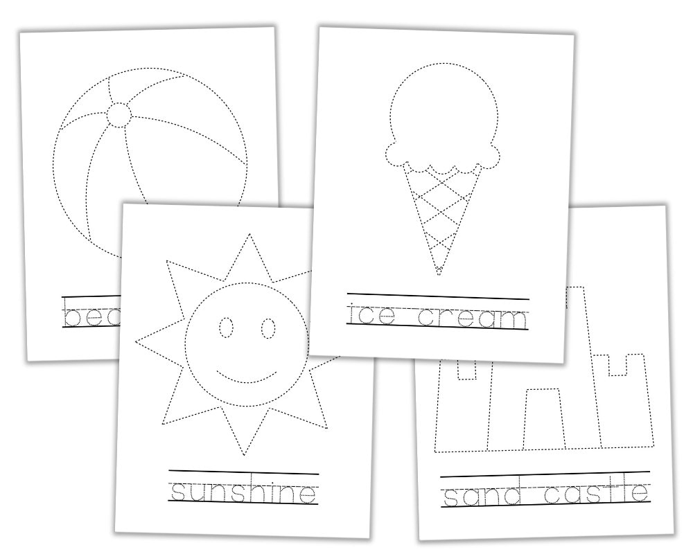Free Printable Summer Themed Worksheets