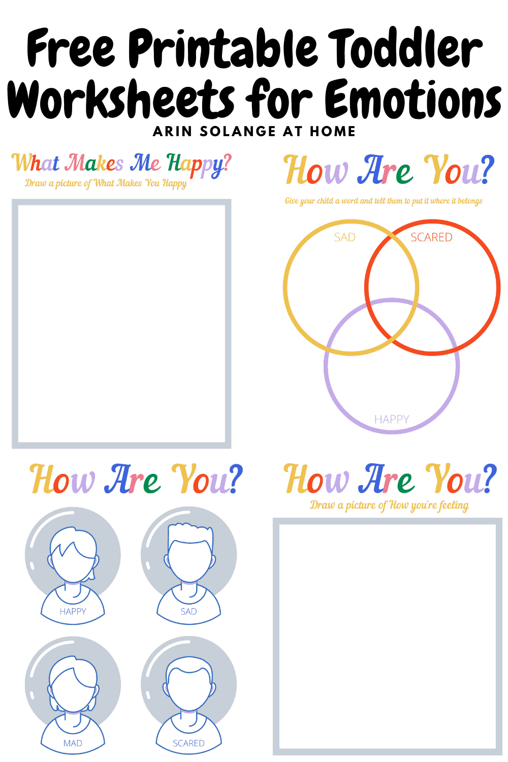 Free Printable Toddler Activities Worksheets
