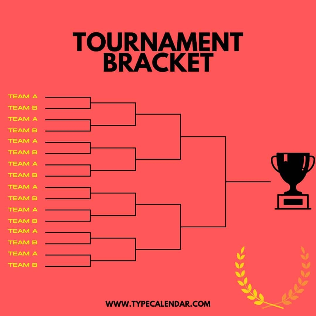 Free Printable Blank Tournament Bracket