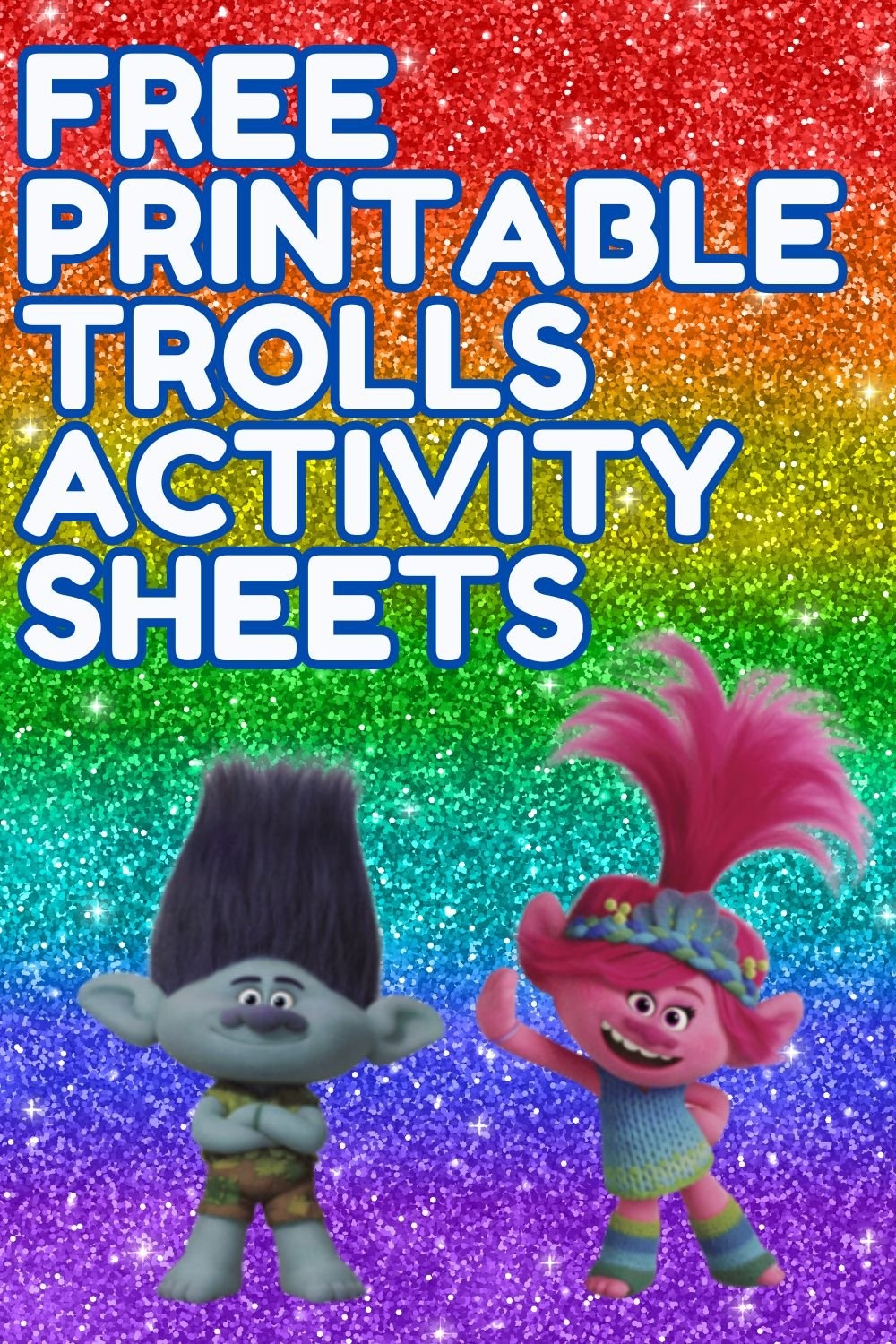 Free Printable Trolls Worksheets