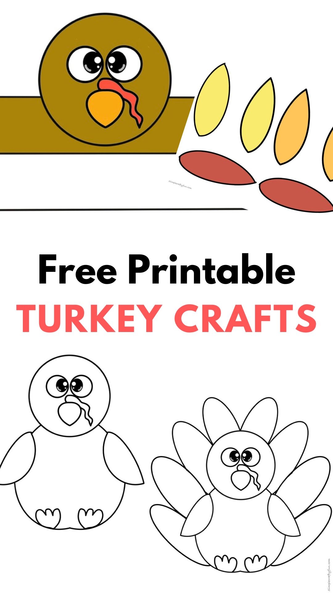 Free Printable Blank Turkey