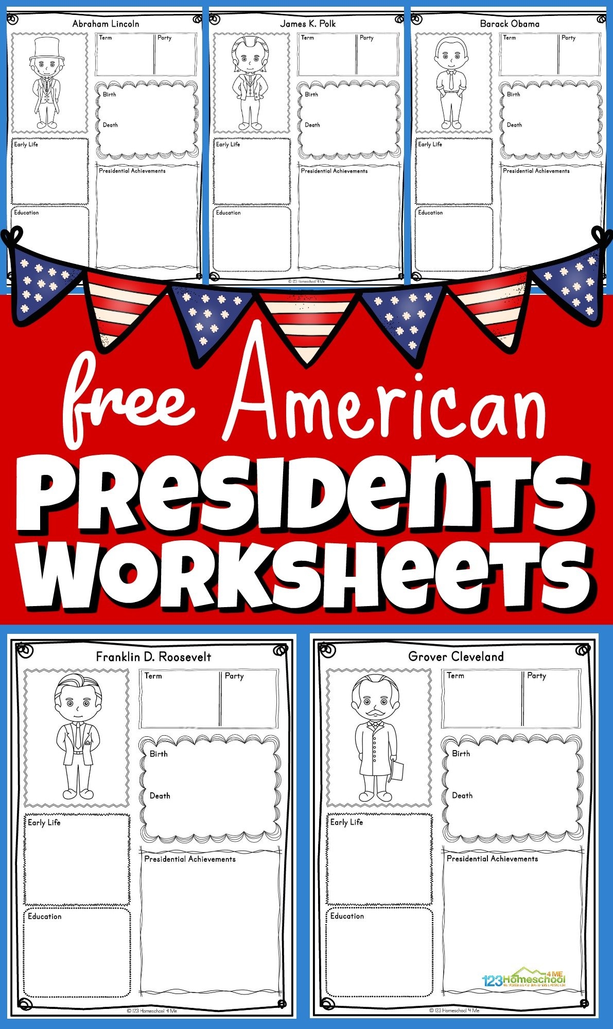 FREE Printable US President Worksheets FREE Printable US President Worksheets