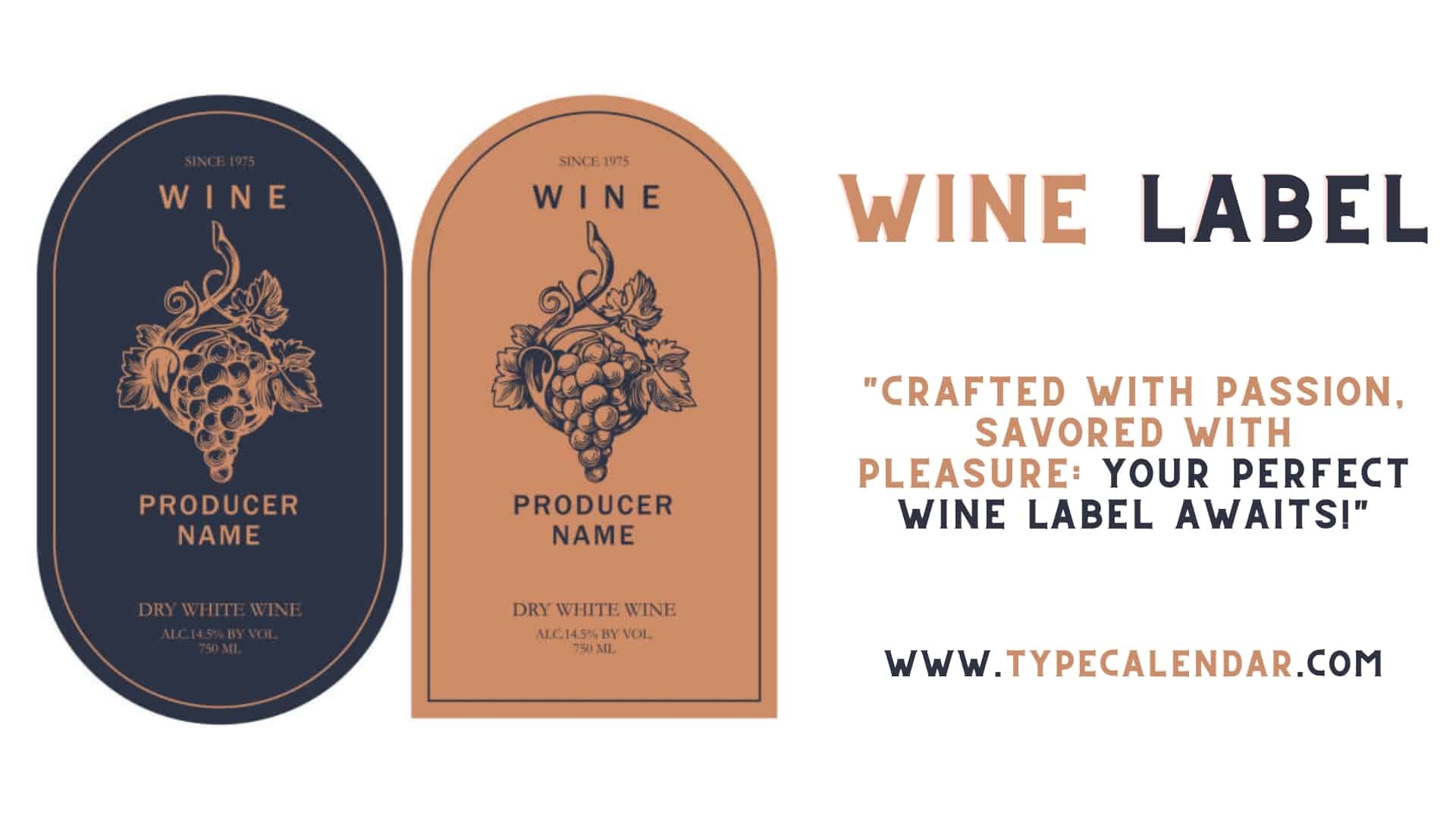 Free Blank Printable Wine Bottle Labels