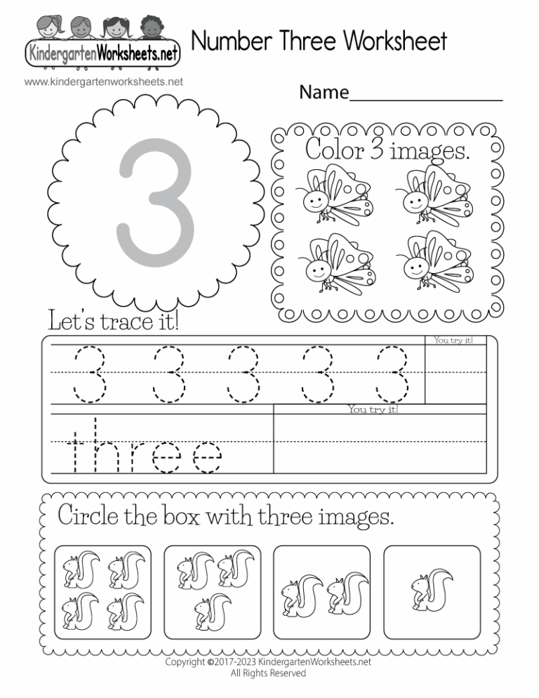 Free Printable Worksheet For 3 Download Free Printable Worksheet For 3 Png Images Free Worksheets On Clipart Library