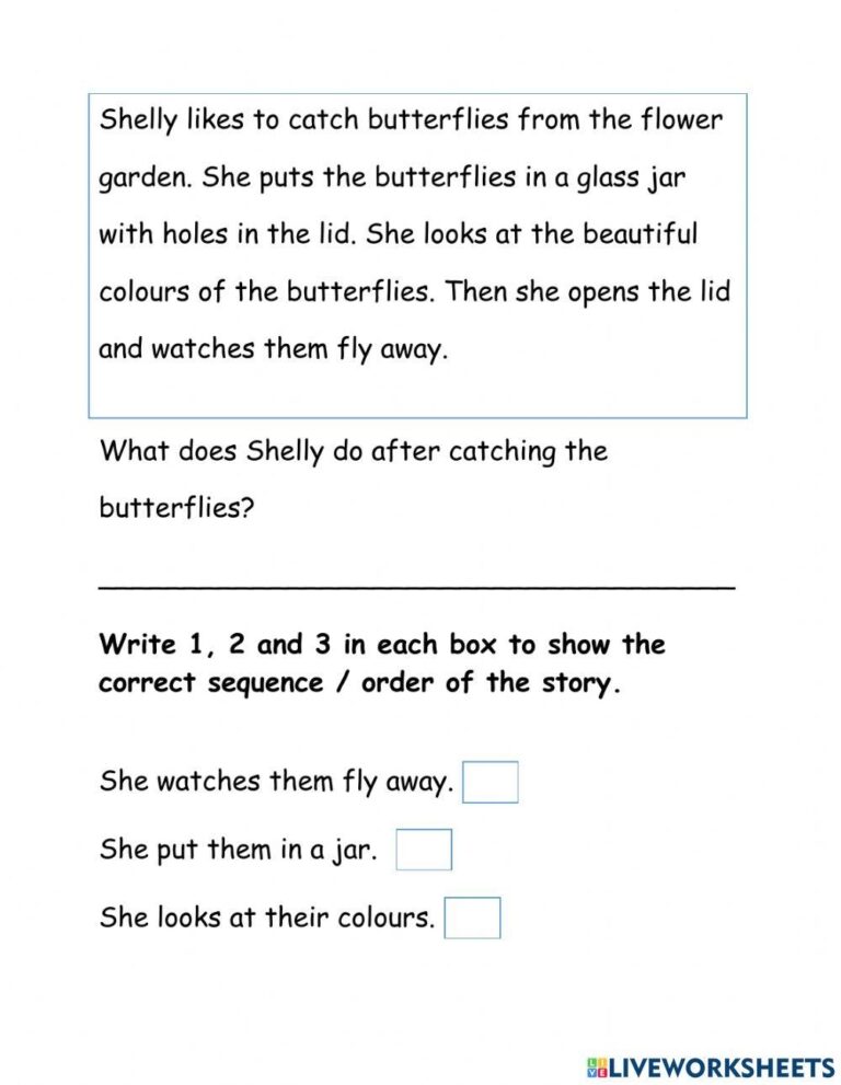 Free Sequencing Worksheet For 2nd Grade Download Free Sequencing 