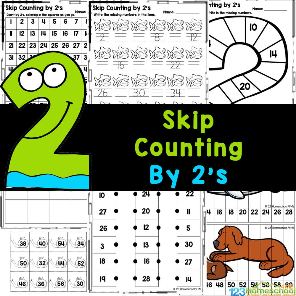 FREE Skip Counting Worksheets And Games
