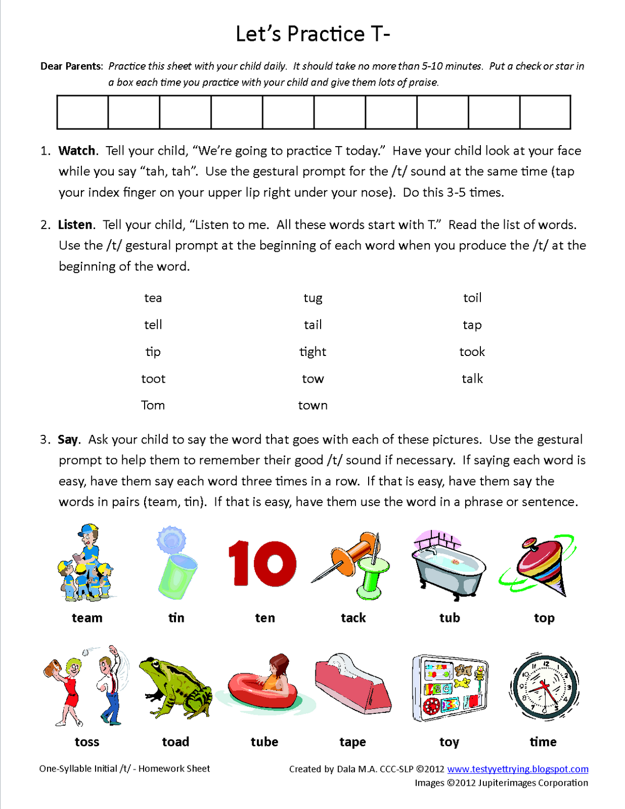 Free Printable Star Worksheets Speech Therapy