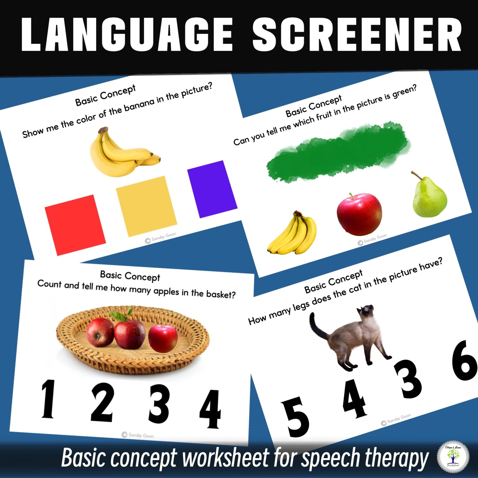 Free Speech Therapy Worksheets Resource For Teacher