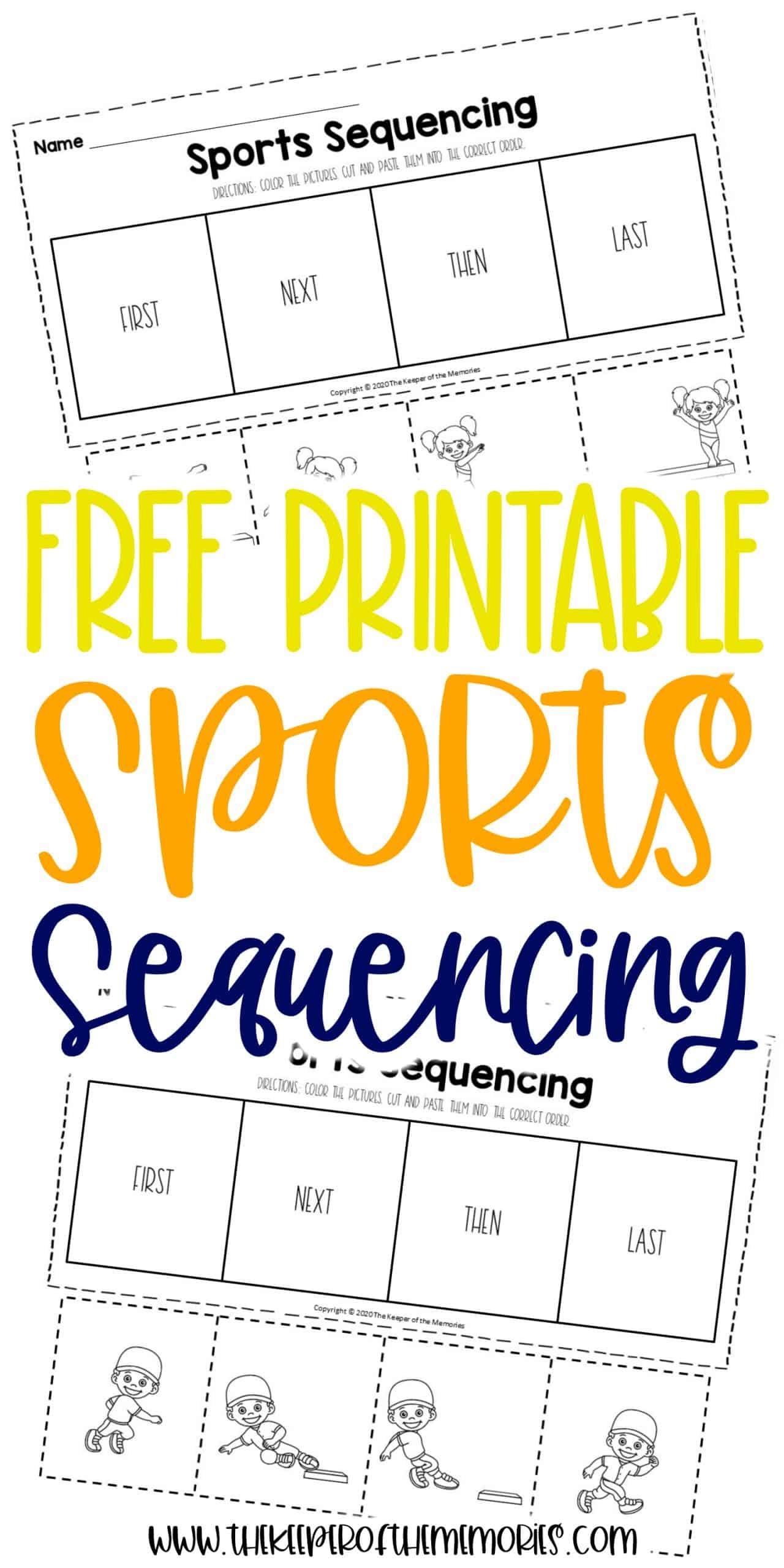 Free Printable Sports Worksheets For Kindergarten