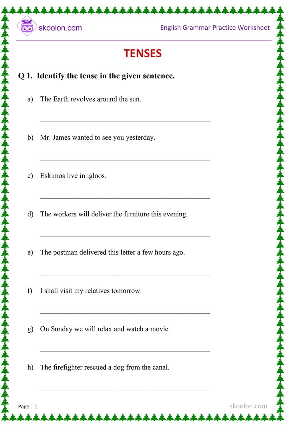 Free Tenses Worksheet Download Free Tenses Worksheet Png Images Free Worksheets On Clipart Library