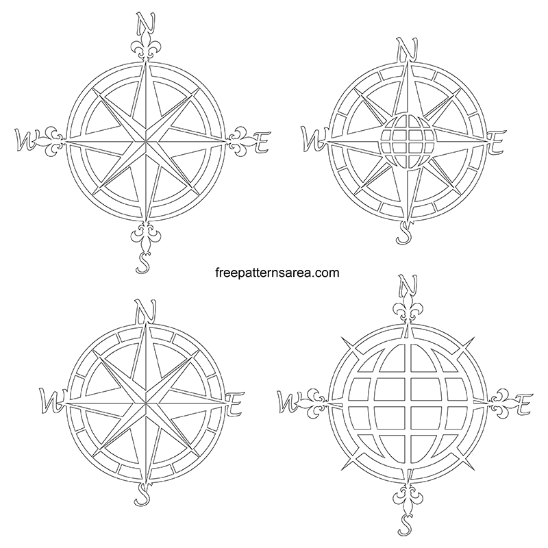 Free Vectorized Images Of The Vintage Nautical Compass Rose Free Vectorized Images Of The Vintage Nautical Compass Rose