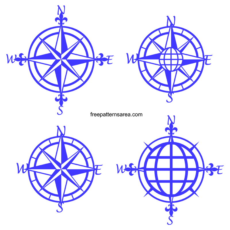 Free Printable Blank Compass Rose Free Printable Blank Compass Rose