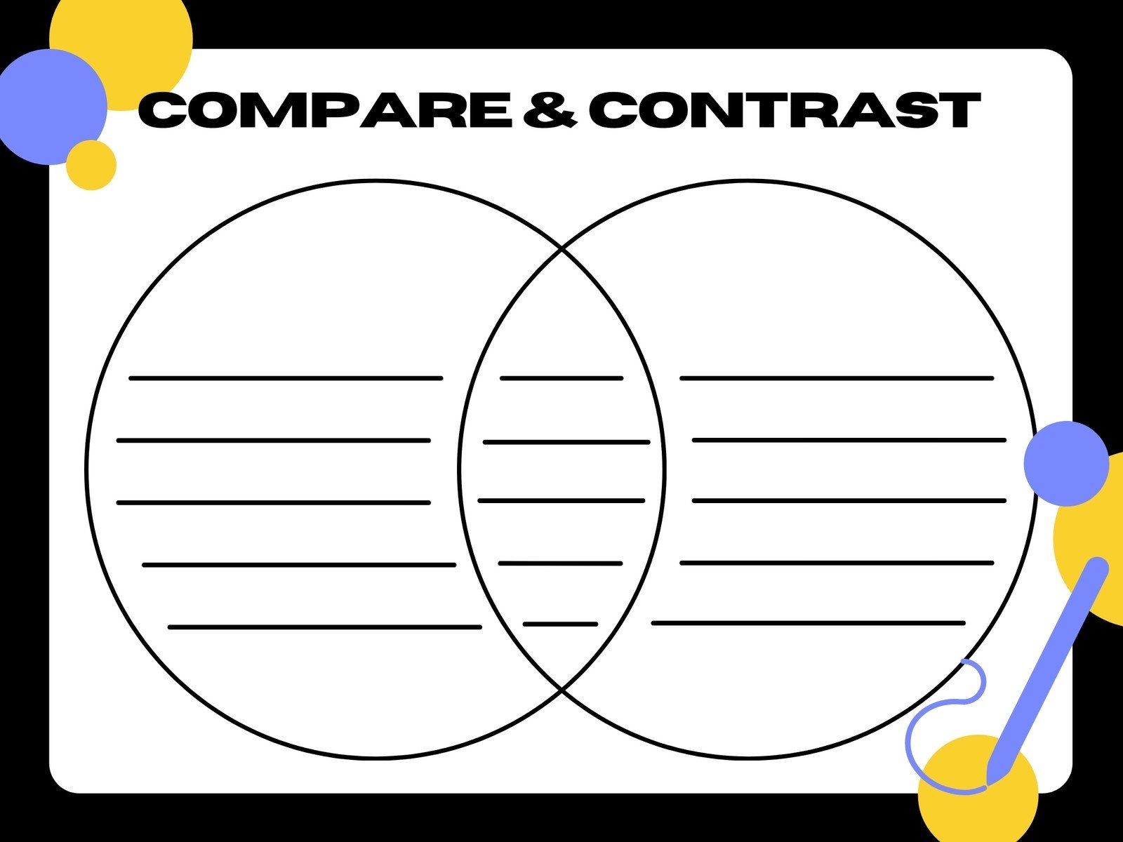 Blank Venn Diagram Free Printable