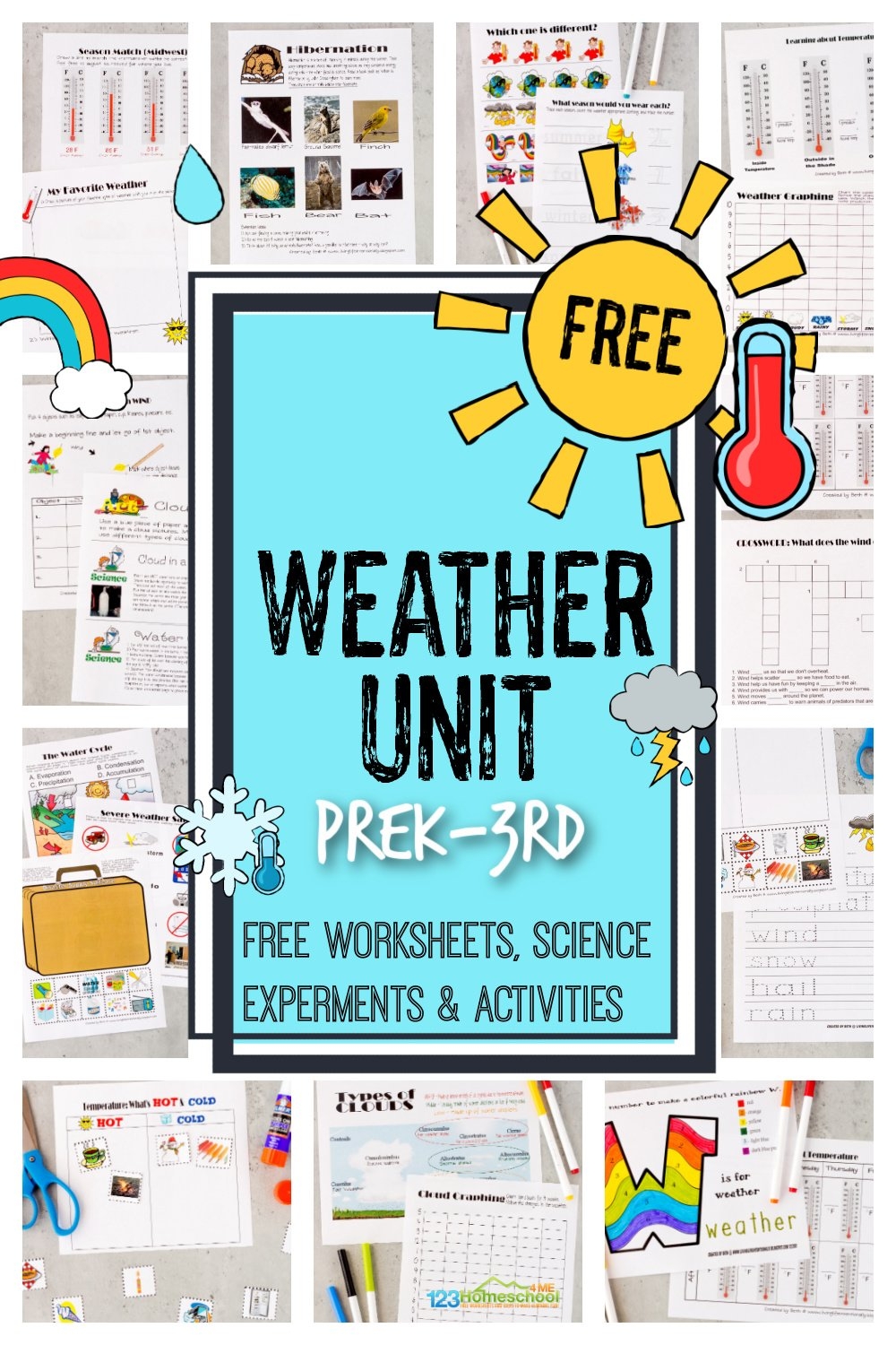 FREE Weather Unit Worksheets Experiments U0026 Activities For Kids