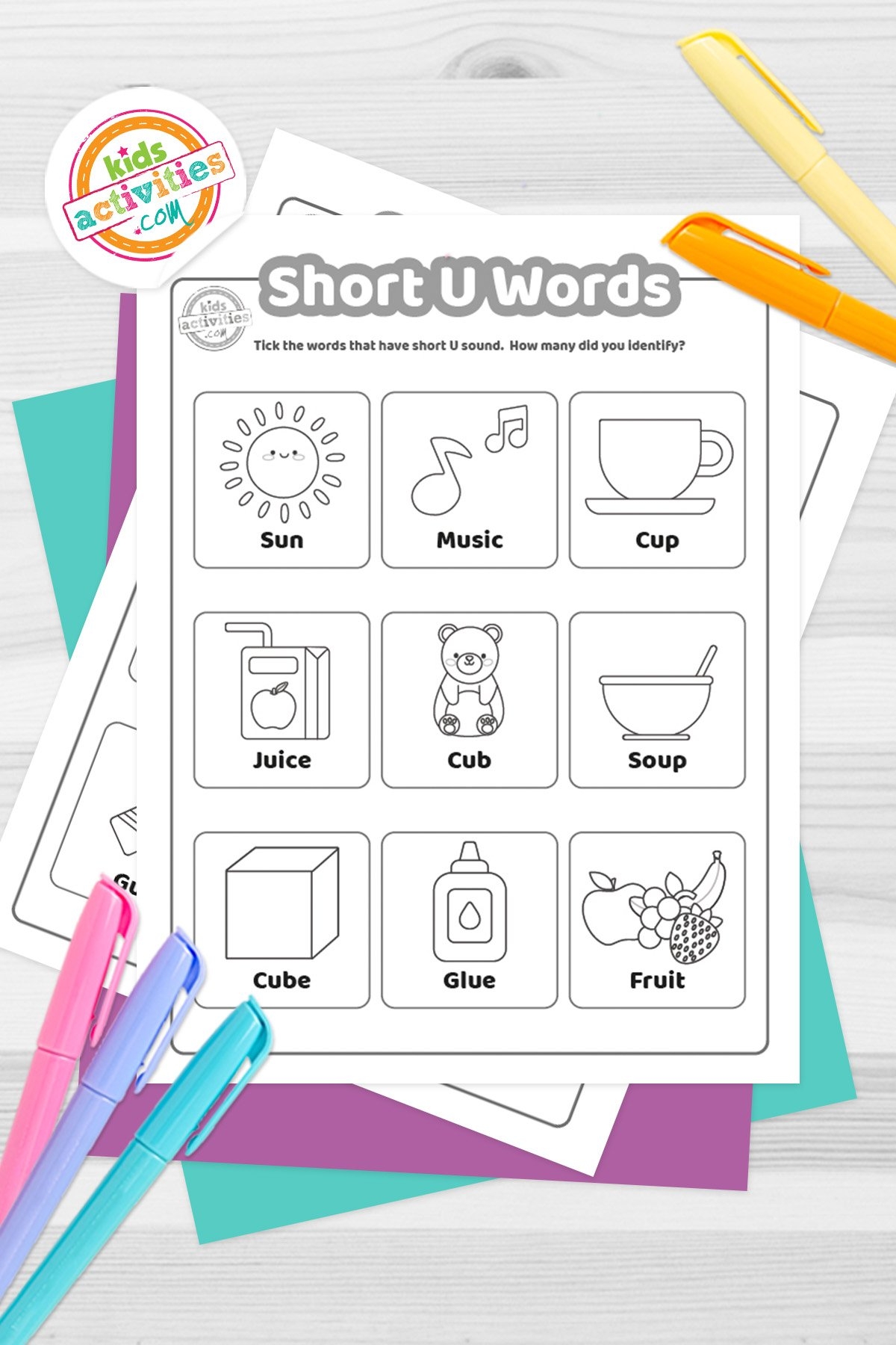 Fun Short U Words Worksheets Kids Activities Blog Fun Short U Words Worksheets Kids Activities Blog