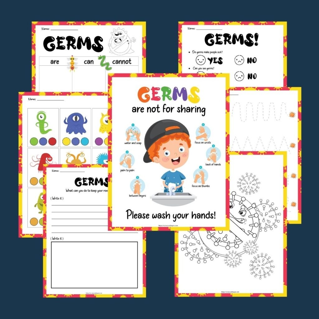 Germ Activity For Kids Free Printable Science With Ayan Worksheets Library