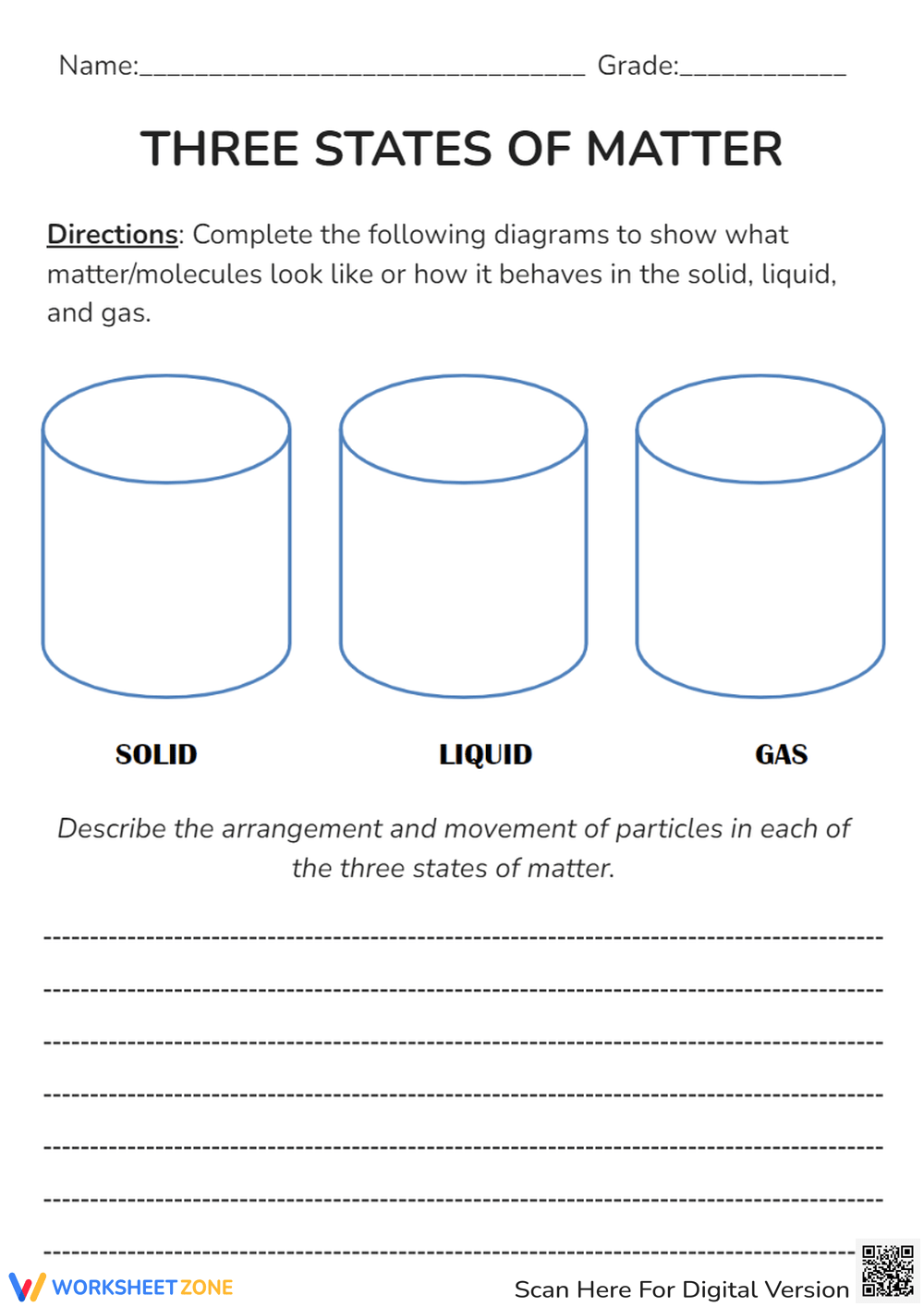 Free Printable Science Worksheets Grade 5
