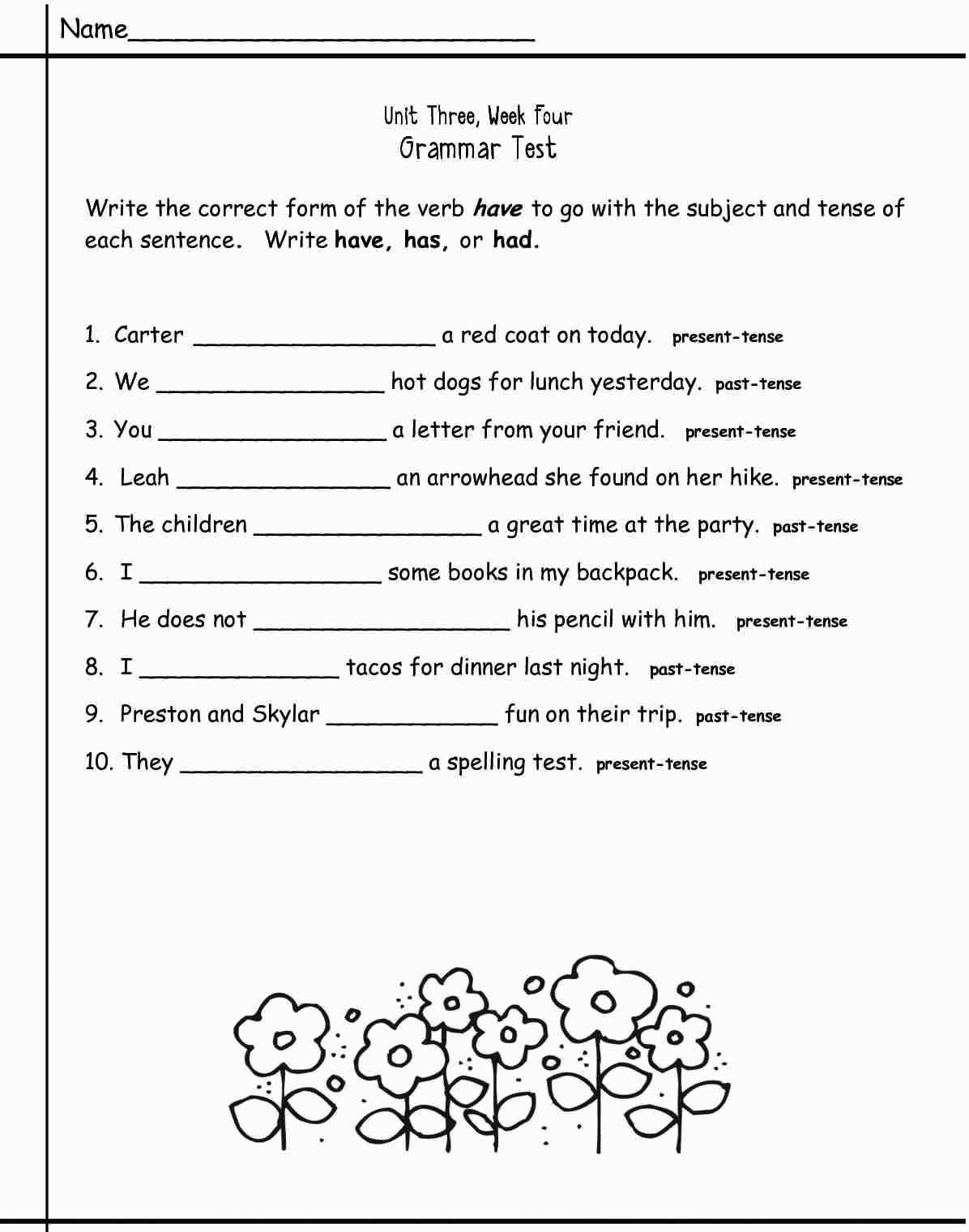 Grammar Worksheets For 3rd Graders Online SplashLearn 