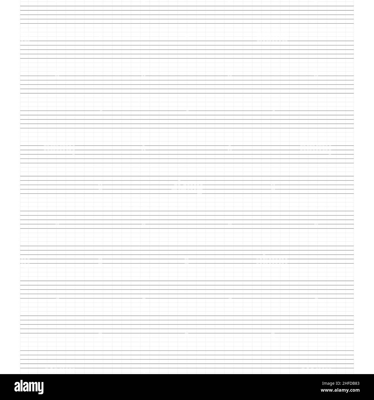 Graph Paper Printable Grid Paper With Stave On A White Background A Blank Music Sheet Paper With Staff Geometric Pattern For Composition Education Stock Vector Image U0026 Art Alamy
