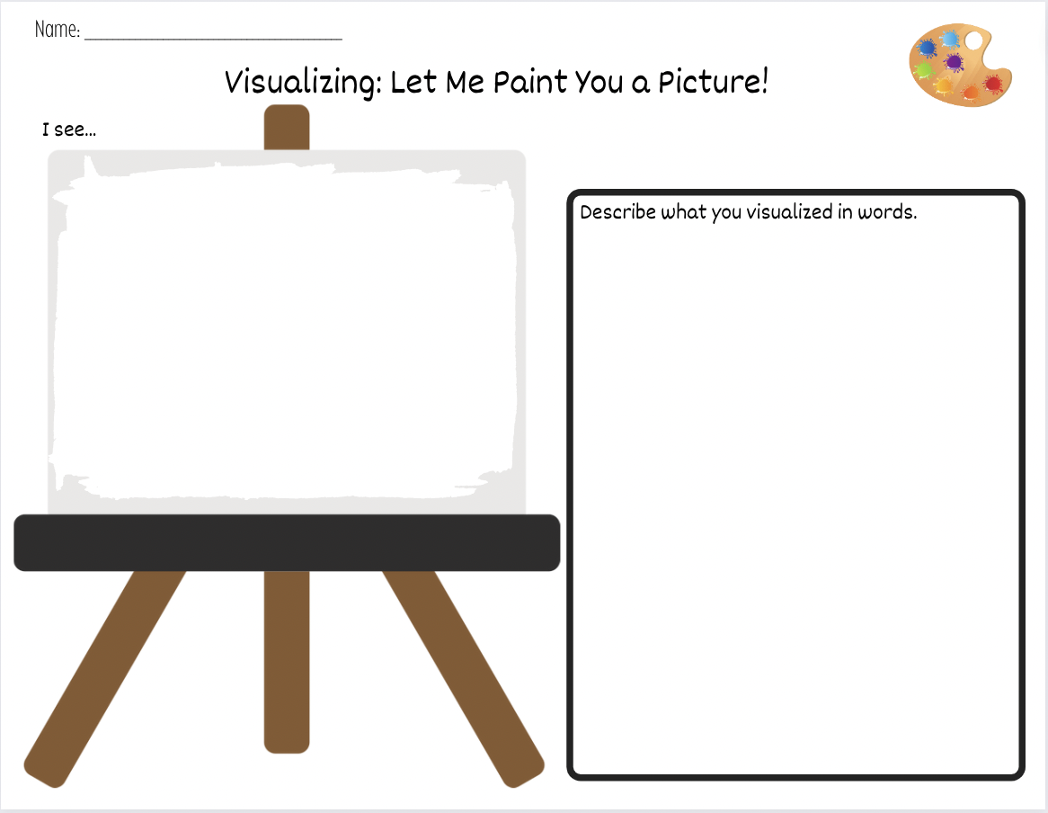 Graphic Organizer Worksheets Visualizing Strategy For Reading Comprehension Made By Teachers