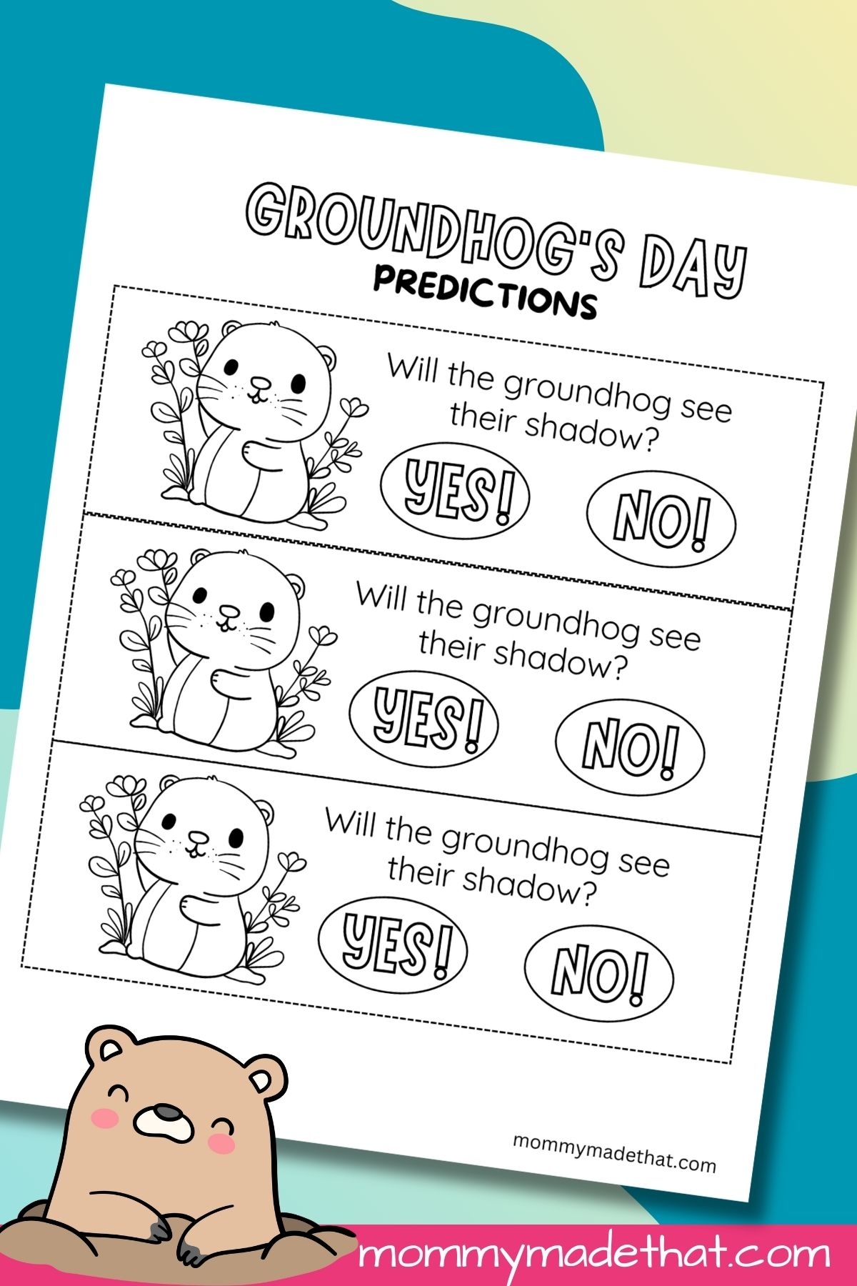 Groundhog Day Printables Lots Of Fun Free Printables 