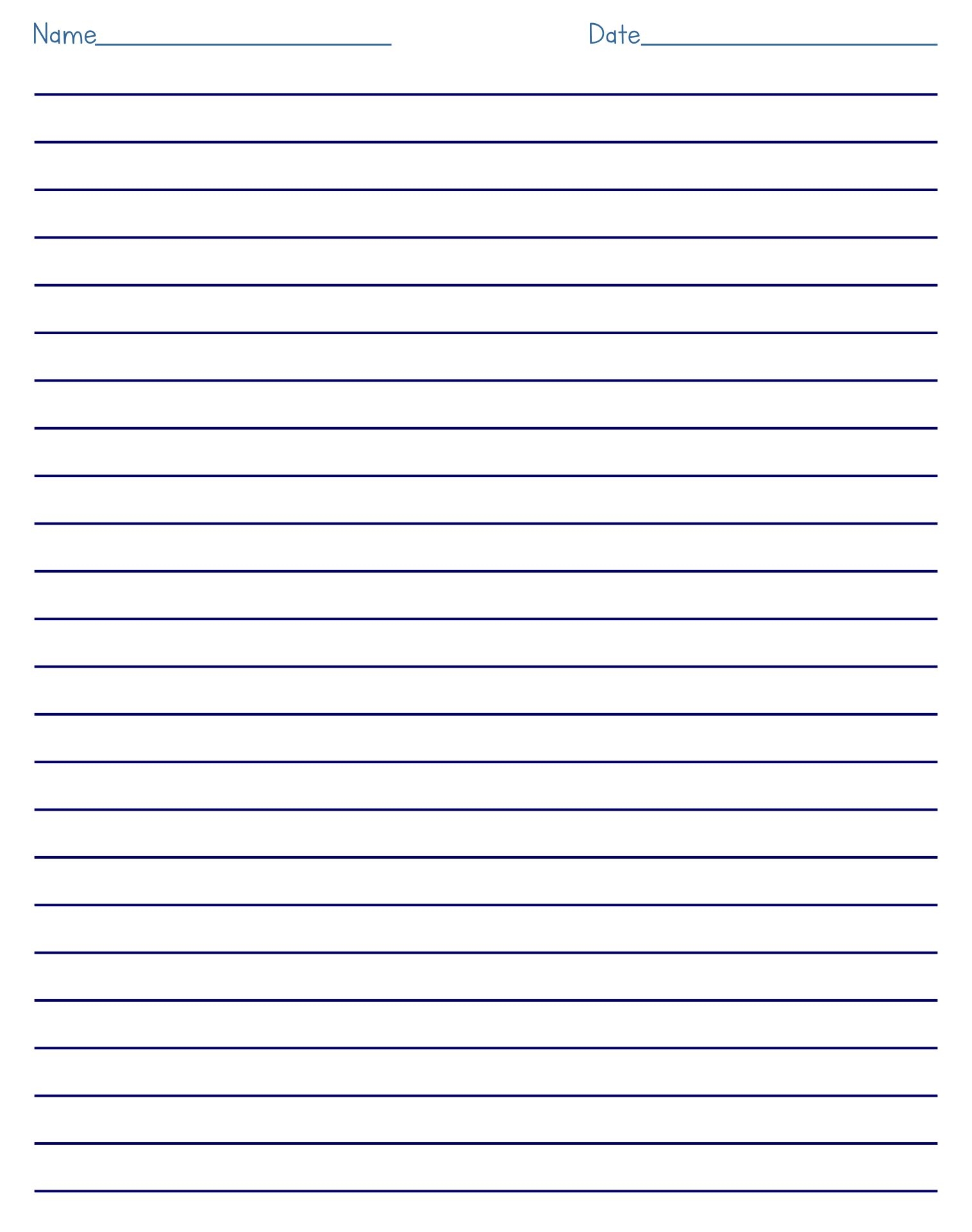 Handwriting Paper A4 Sheet Blank Horizontal Lines With Diagonal Worksheets Library