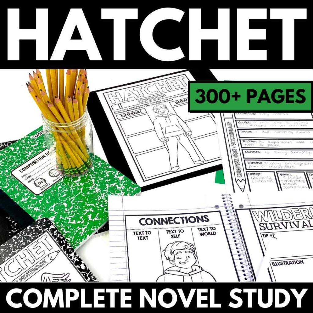 Hatchet Novel Study Activities Creative Classroom Core
