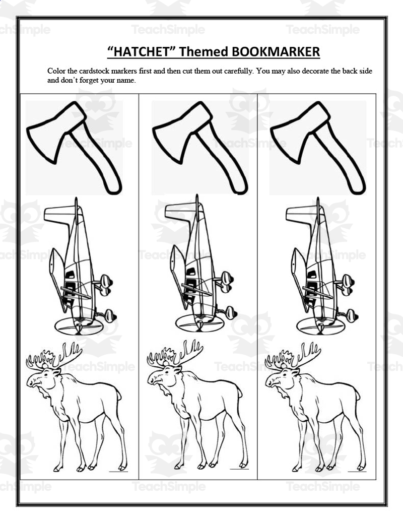 Hatchet Novel Study Unit By Teach Simple