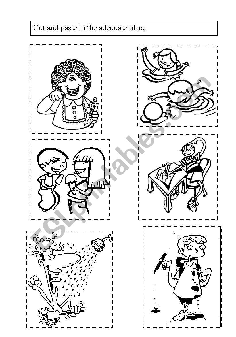 Healthy Habits ESL Worksheet By Mariakris