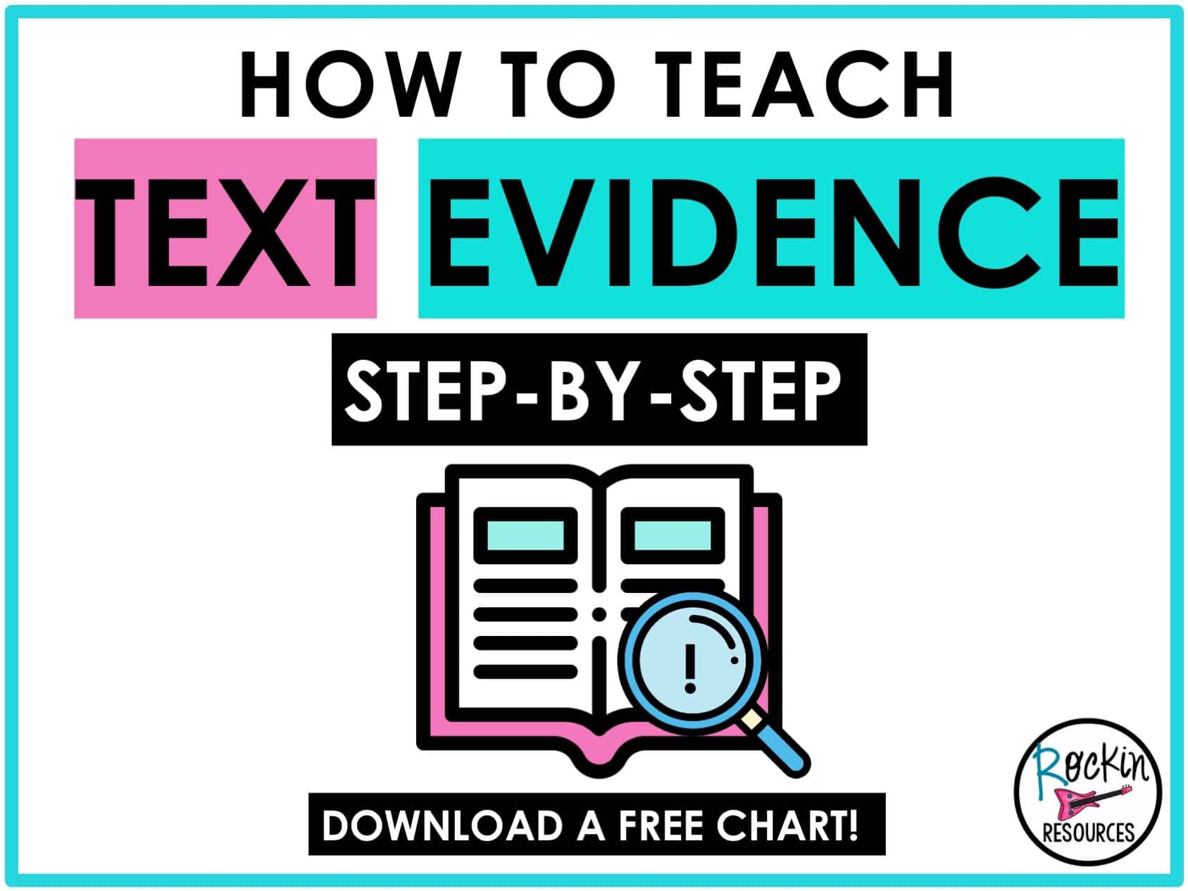How To Teach Text Evidence Rockin Resources How To Teach Text Evidence Rockin Resources