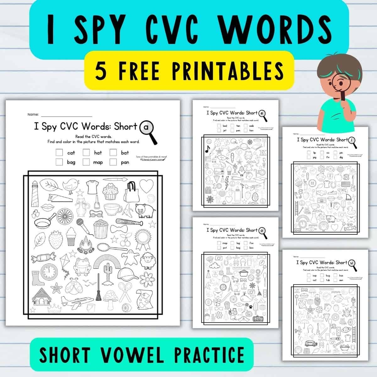 Free Printable Short A Vowel Worksheets