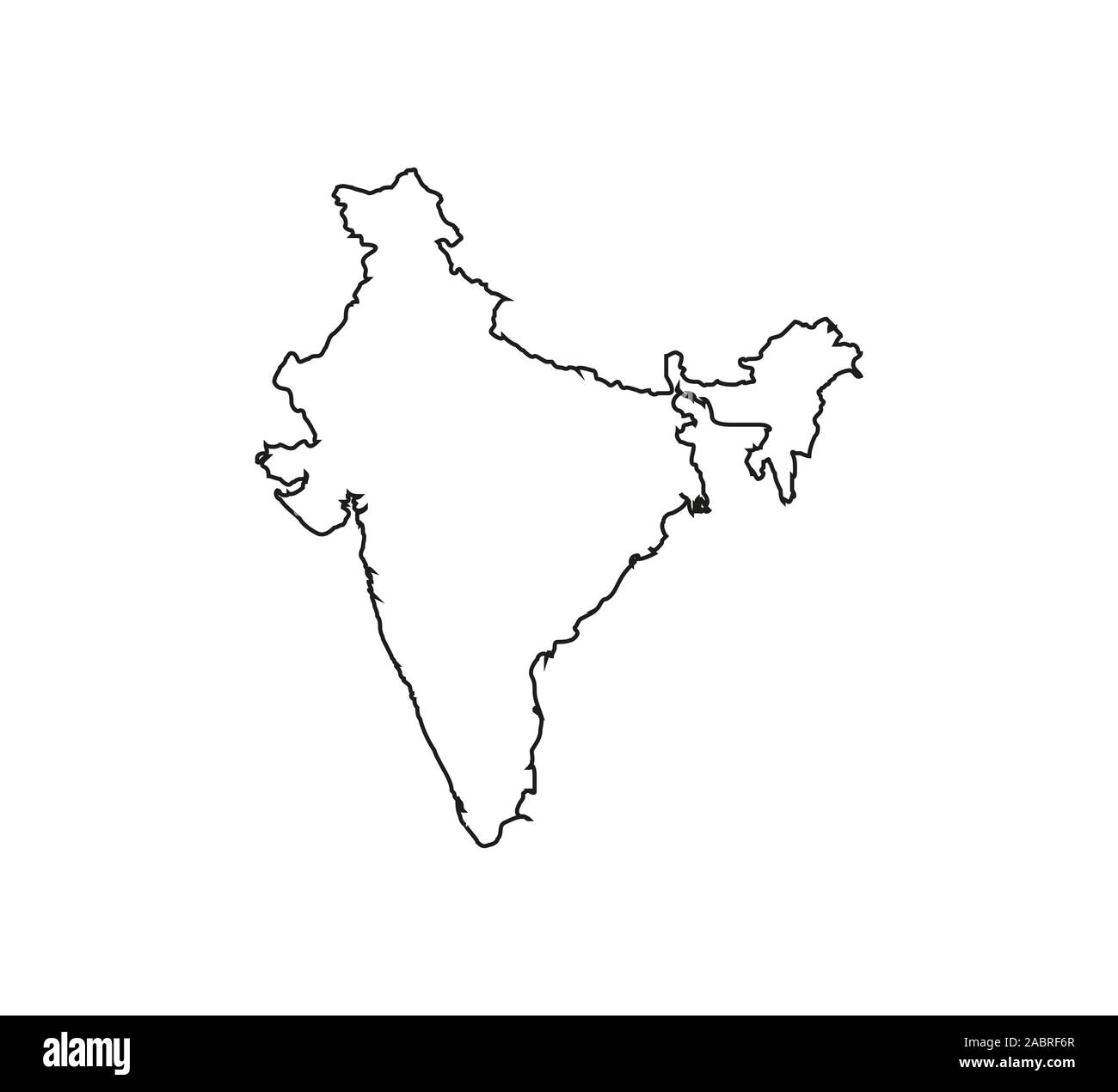 Free Blank Printable Ancient India Map