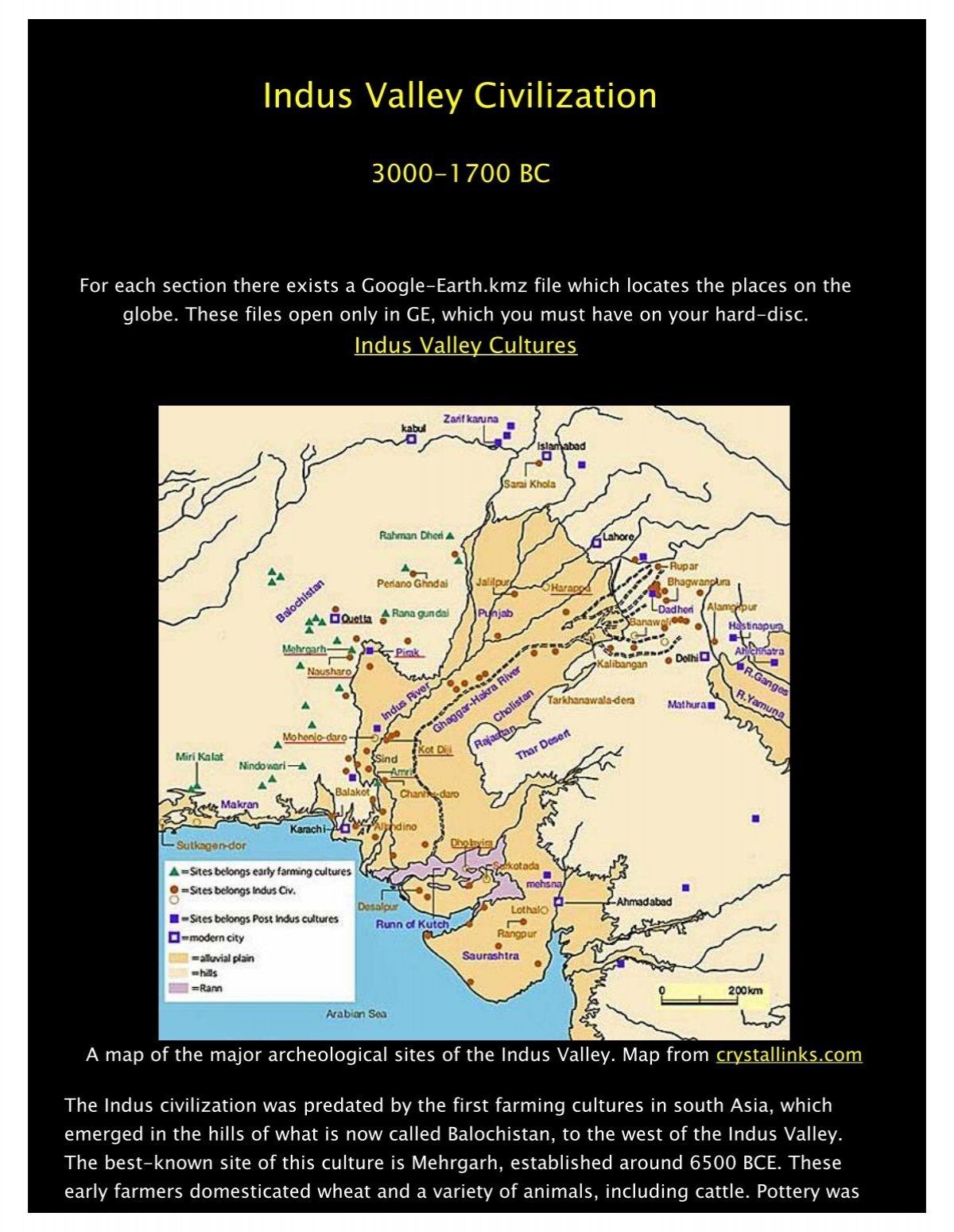 Indus Valley Civilization Rolf Gross