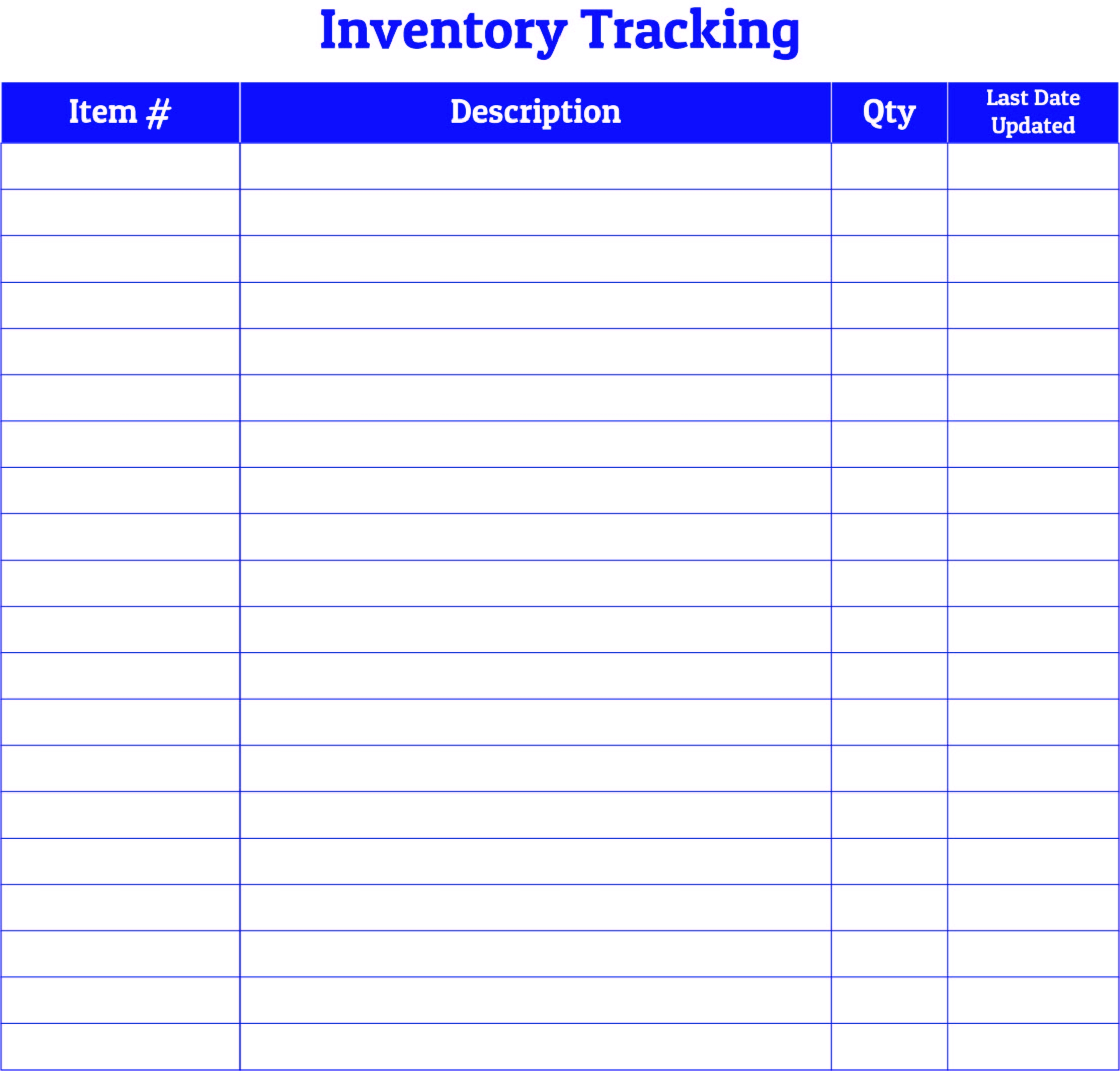 Inventory Log Sheet 10 Free PDF Printables Printablee Worksheets Library