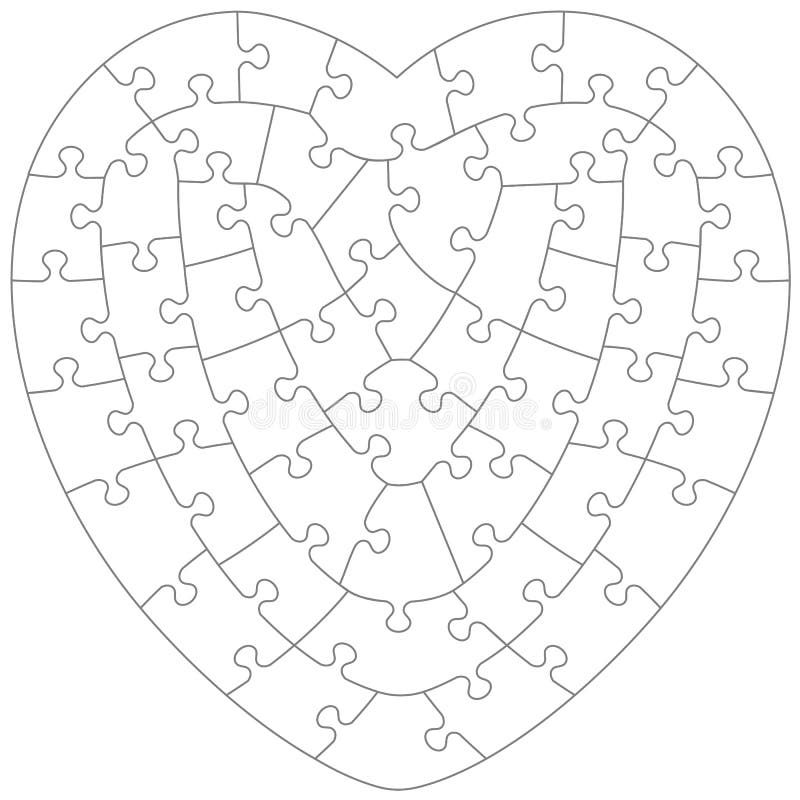 Jigsaw Puzzle Pieces Blank Stock Illustrations 4 972 Jigsaw 