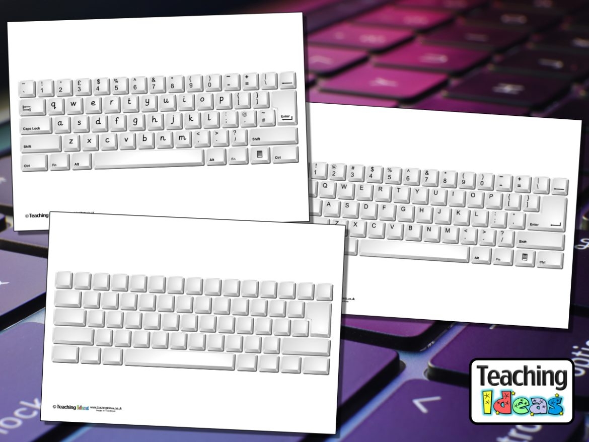 Keyboard Templates Teaching Ideas