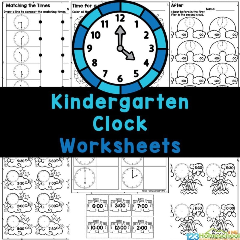 Free Printable Time Telling Hour Worksheets