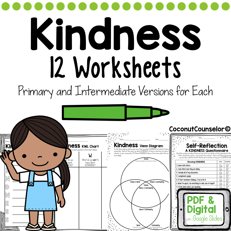 Free Printable Worksheets On Kindness
