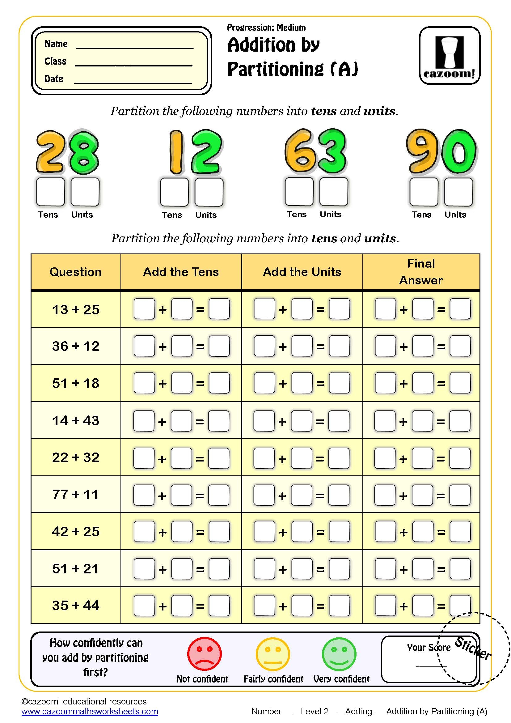 KS1 Maths Worksheets Printable Maths KS1 Worksheets Cazoom Maths