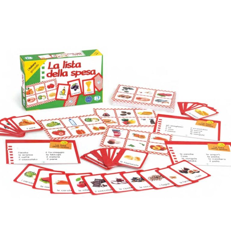 La Lista Della Spesa A1 A2 ELI Edizioni Language Learning Game Italiano Bello Shop