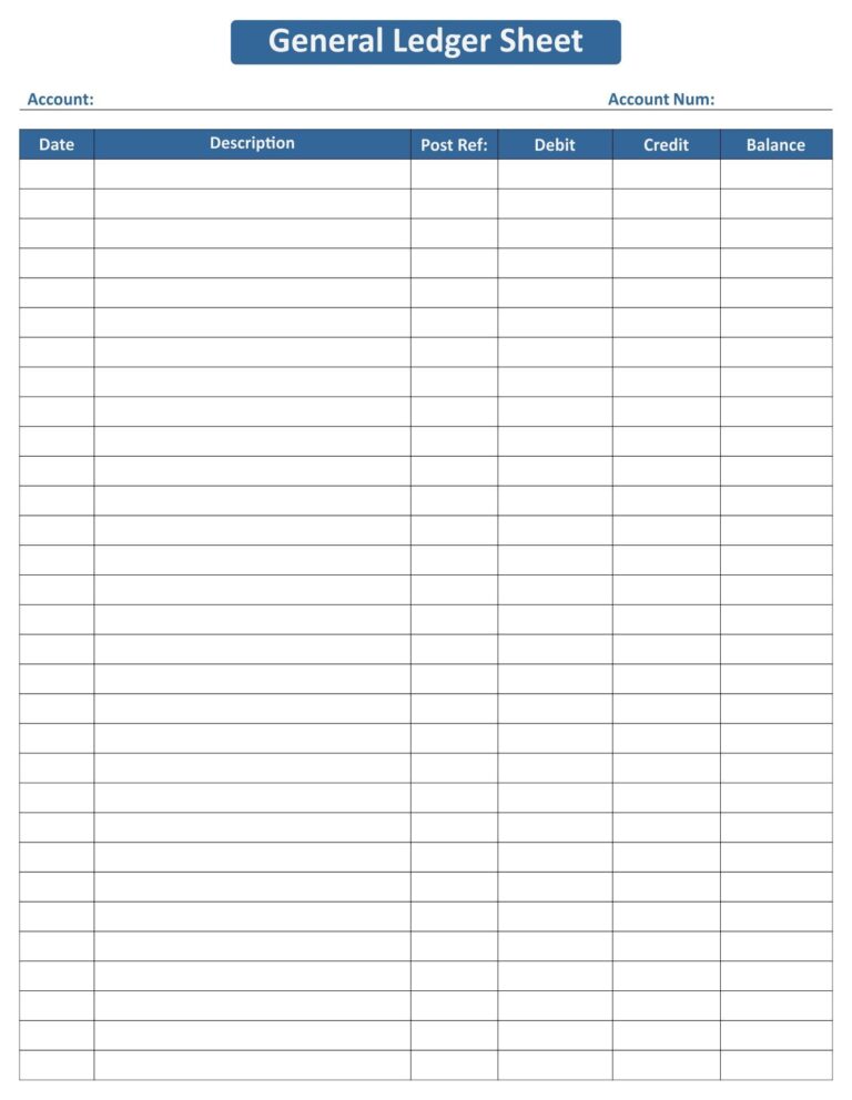 Ledger Balance Sheet 10 Free PDF Printables Printablee Worksheets Library