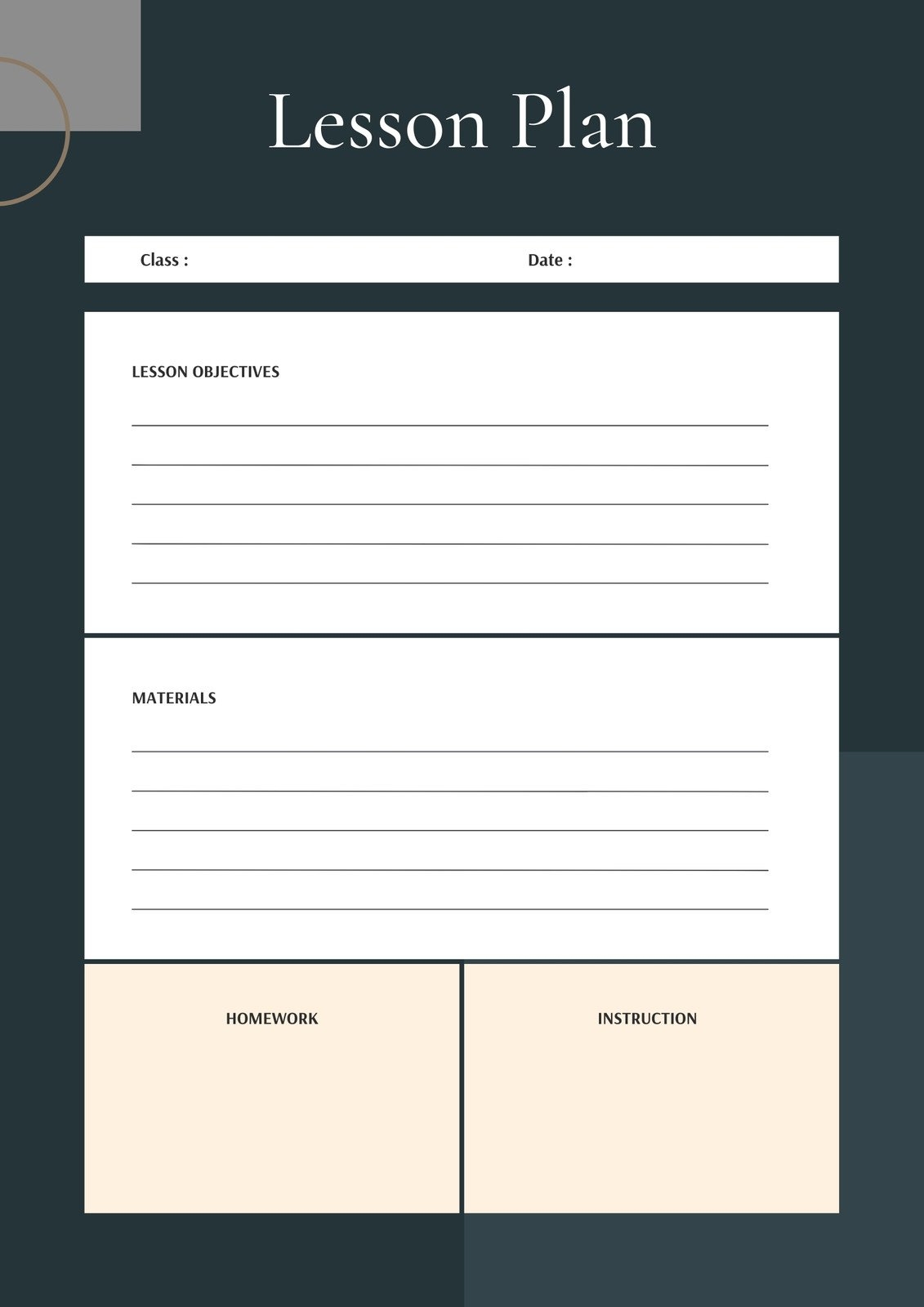 Lesson Plan Templates You Can Customize For Free Canva