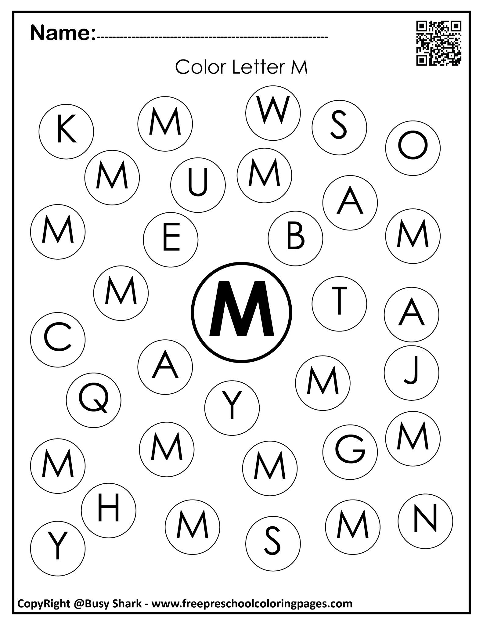 Letter M 